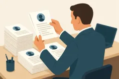 Recruitmentteam gebruikt software om high-volume sollicitaties te beheren