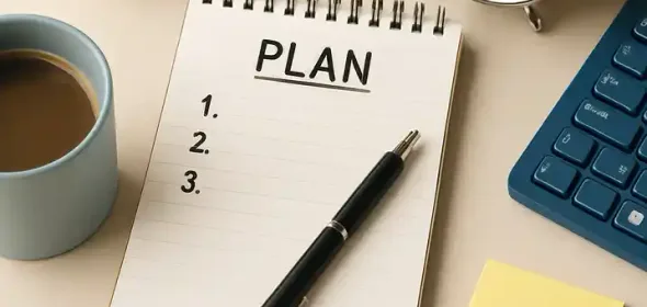 Werkzoekende blijft gemotiveerd tijdens lange zoektocht met notitieboek en planning