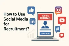 HR-medewerker plant socialemediacampagne voor recruitment