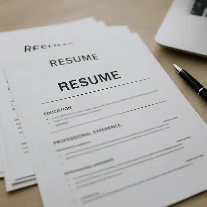 Recruiter analyseert cv en motivatiebrief van kandidaat aan bureau